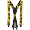 Snickers 9064 Elastic Logo Braces - Black/Yellow