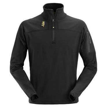 Snickers 9435 Body Mapping  1/2 Zip Micro Fleece Pullover - Black