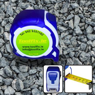 Advent Quantum ToolFix Measuring Tape Blue/ White 5m/16ft x 25mm Wide Blade