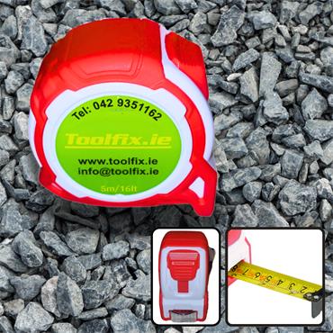 Advent Quantum ToolFix Measuring Tape Red/ White 5m/16ft x 25mm Wide Blade
