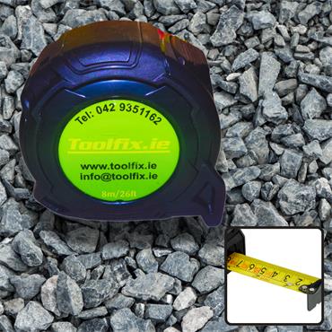 Advent Quantum ToolFix Measuring Tape Black 8m/26ft x 25mm Wide Blade