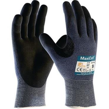 ATG MaxiCut Ultra 443745 Cut Resistant Gloves Level 5C, Palm Coated 12pk