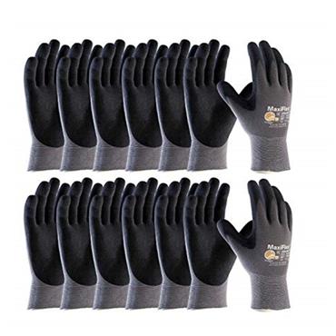ATG MaxiFlex Ultimate 42-874-12 - Palm Coated Handling Gloves 12pk