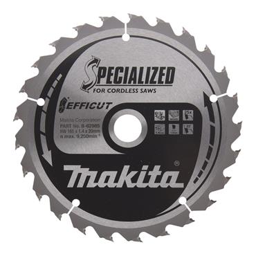 Makita B-62985 Efficut Tct Saw Blade 165X20X25T