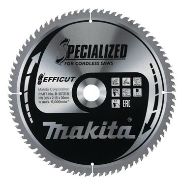 Makita B-67315 Efficut Tct Saw Blade 305X30X80T