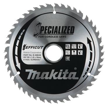 Makita B-68638 Efficut Tct Saw Blade 190X30