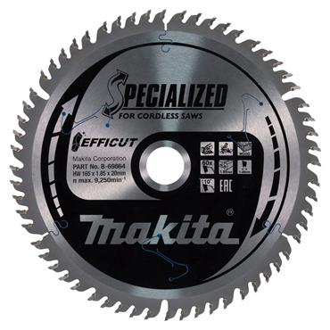 Makita B-69864 Efficut Tct Saw Blade 165X20X60T