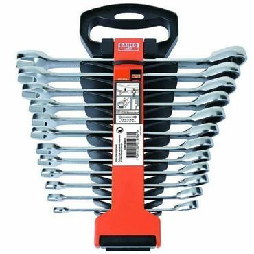 Bahco 1RM/SH12 Metric Ratcheting Wrench Set 12 Pcs