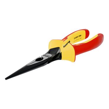 Bahco Snipe Nose Pliers with Insulated Dual-Component Handles and Phosphate Finish 2430S