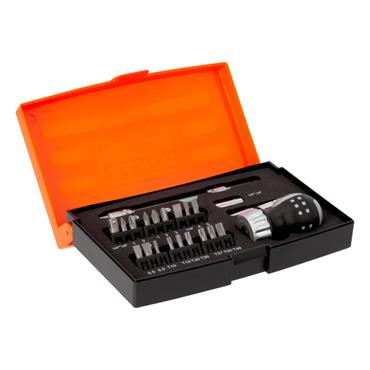 Bahco Stubby Ratcheting Screwdriver Set - 22-Pcs