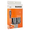 Bahco Ergo Slotted/Phillips/Pozidriv Screwdriver Set with Rubber Grip - 6 Pcs BE-9886