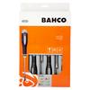 Bahco Ergo Slotted/Phillips/Pozidriv Screwdriver Set with Rubber Grip - 6 Pcs BE-9886