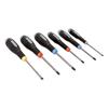 Bahco Ergo Slotted/Phillips/Pozidriv Screwdriver Set with Rubber Grip - 6 Pcs BE-9886