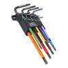 Bahco C1997TORX/9P Long TORX Coloured L-Key 9 Piece Set