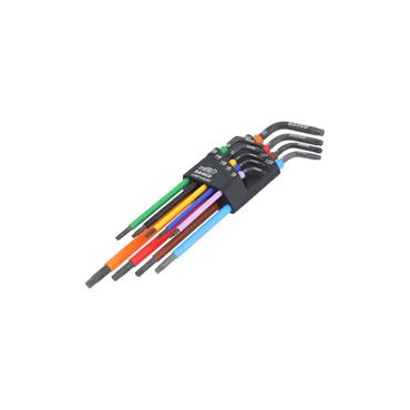Bahco C1997TORX/9P Long TORX Coloured L-Key 9 Piece Set