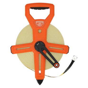 Bahco LTS-50-E Long Measuring Tapes with Nylon Coated Blade and Open Case
