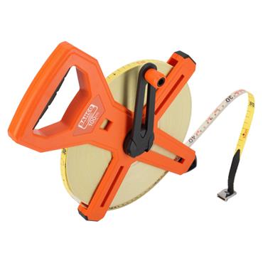 Bahco LTS-50-E Long Measuring Tapes with Nylon Coated Blade and Open Case