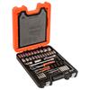 Bahco 1/4" and 1/2" Square Drive Socket Set with Combination Spanner Set/L-Keys S106
