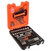 Bahco 1/4" and 1/2" Square Drive Socket Set with Combination Spanner Set/L-Keys S106