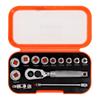 Bahco S13MC10.5 1/4" Square Drive 13 Pc Socket Set