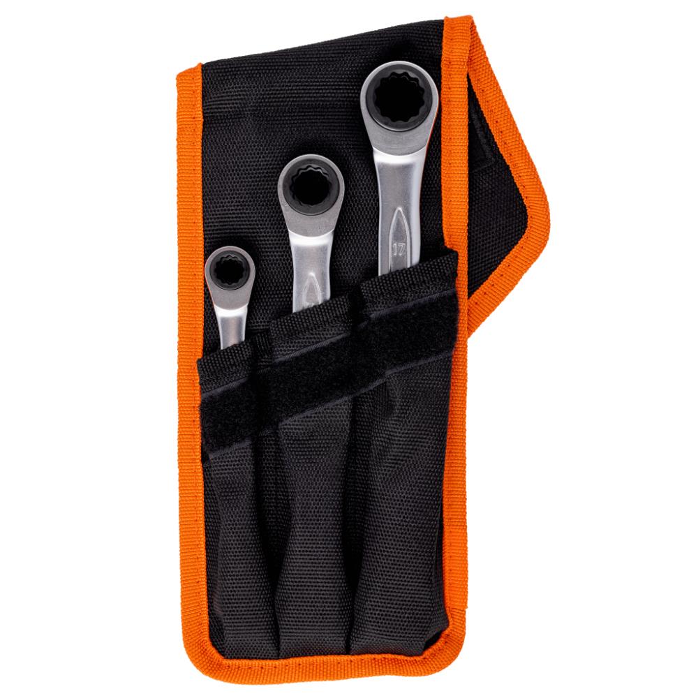 Bahco 3 Piece 4in1 Ratcheting Wrench Set S4RM/3T Toolfix Dundalk