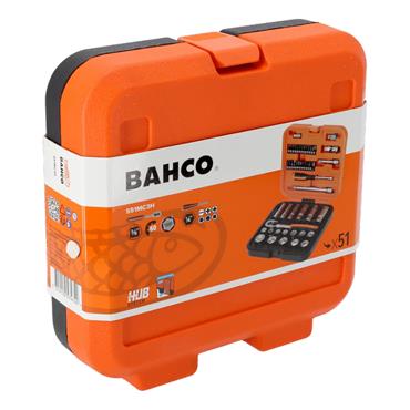 Bahco S51MC3H 3/8" Square Drive Standard and Deep 51 Pc Socket Set