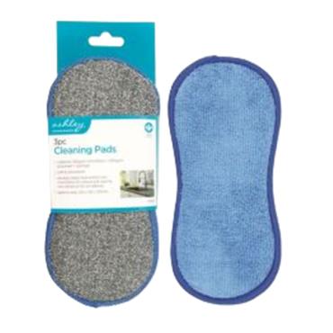 Glass Cleaning Pads - 3 Pieces