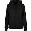 BYB BB009 Women's Basic Zip Hoodie - Black