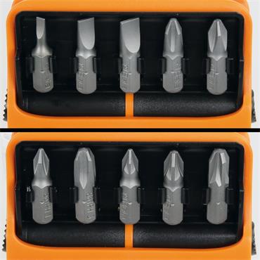 Beta 861MIX/A10-10pc Bits + Magnetic Bit Holder and Pocket Case
