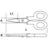 Beta 1128BMX-Electrician Scissors Straight Stainless Steel