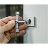 Beta 1600Q 10-Eight-Way Wrench with Articulated Joint 125mm