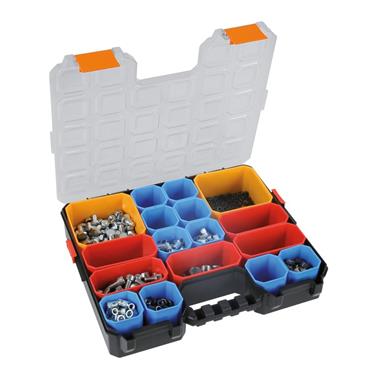 Beta 2080/V17-Organizer Tool Case 17pc Removable Tote Trays