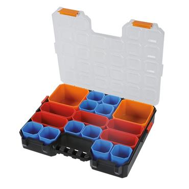 Beta 2080/V17-Organizer Tool Case 17pc Removable Tote Trays