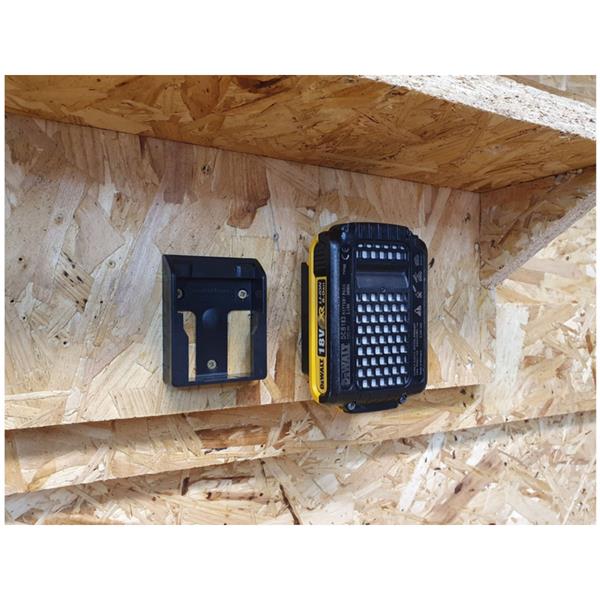 StealthMounts 5-Pack Battery Holders For DeWalt 18v XR DCB Batteries - UK Made
