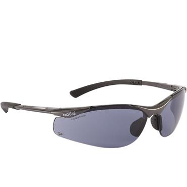 Bolle CONTPSF Contour Safety Glasses - Smoke Lens