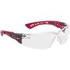 Bolle RUSHPPSI Rush+ Sporty Safety Spectacles - Clear Lens