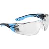 Bolle RUSPMN12E RUSH + 2 M/L Clear Safety Glasses