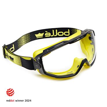 Bolle UNIVGN10W Universal Clear/Vented safety Goggle