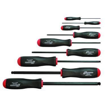 Bondhus BSX9 Ball Driver Hex Screwdriver 9pcs Metric Set 1.5mm-10mm