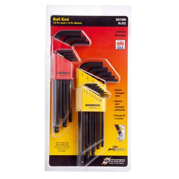 Bondhus BLX22 Double Pack BallEnd Hex Key Set BLX9mm & BLX13