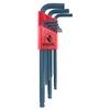 Bondhus SDBLX9MXL Stubby Double BallEnd Hex Key 9pcs Metric Set 1.5mm-10mm