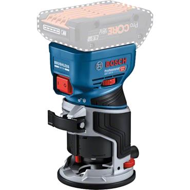 Bosch GKF 18V-8 18V Router with TE600 Plunge Base In L Boxx (Bare Unit)