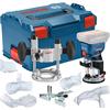 Bosch GKF 18V-8 18V Router with TE600 Plunge Base In L Boxx (Bare Unit)