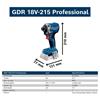 Bosch GDR 18V-215 18V 215NM Brushless Impact Driver (2x5.0Ah)