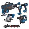 Bosch 18V 6 Piece Combo In Kit Bag (3x4.0Ah ProCORE)