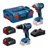 Bosch GSB 18V-65 & GDX 18V-285 18v Brushless Twin Kit (2x4Ah)