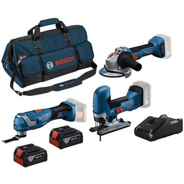 Bosch 18V 3 Piece Cordless Combo In Kit Bag (2x5.0Ah)