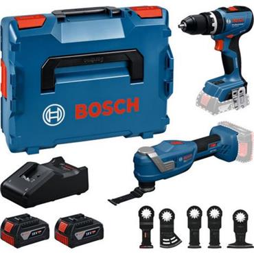 Bosch 18V 2 Piece Cordless Combo Kit In L Boxx (2x5.0Ah)