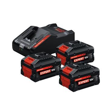 Bosch EXPERT 18V Starter Set (3x EXBA18V-80 18V 8.0Ah & EXAL18V-160 Charger)