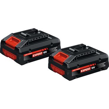 Bosch EXPERT EXBA18V-40 4.0Ah High Power Batteries (Twin Pack)